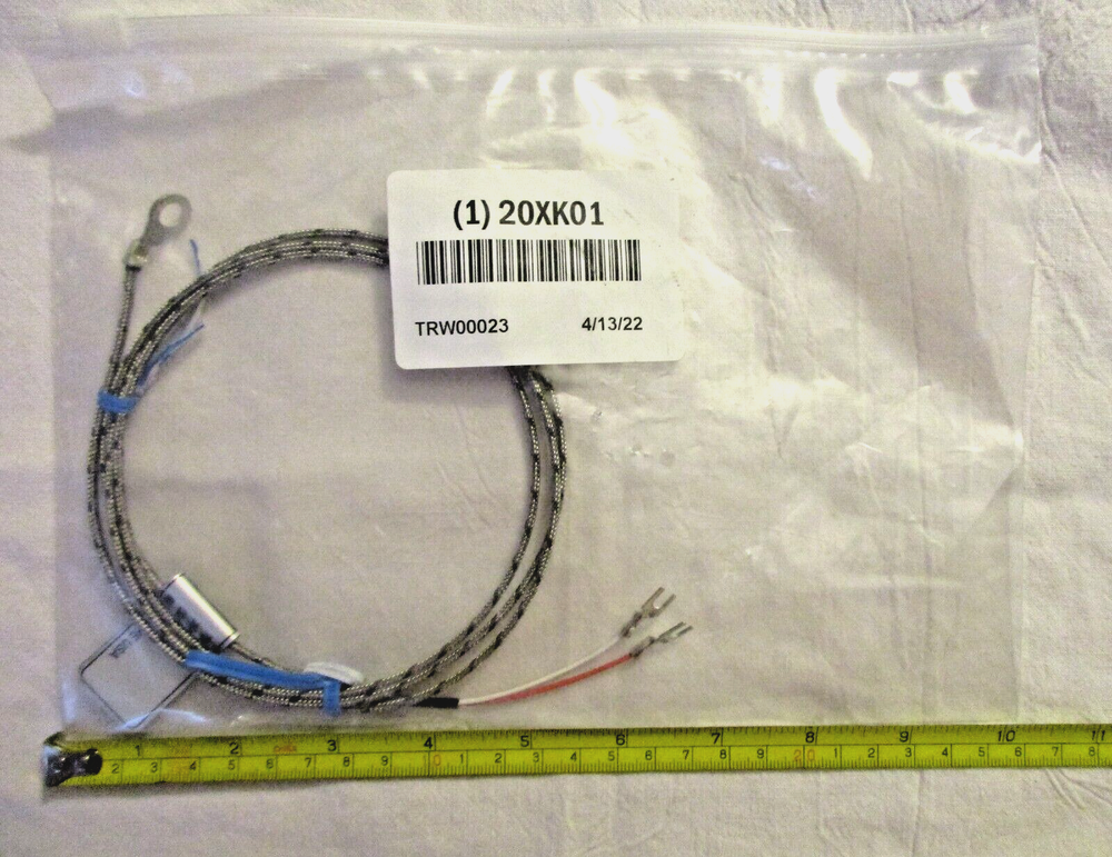 TEMPCO Thermocouple Probe TRW00023, Type J, Lead 4 ft. L (1) 20XK01 ~ New in Pkg