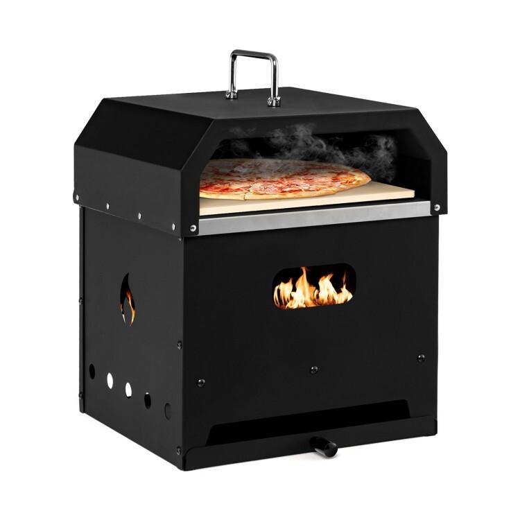4-in-1 Outdoor Pizza Oven Wood Fired 12