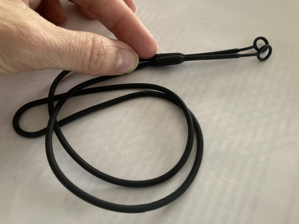 2 Pack Silicone Earphone Straps Anti-Lost Safety Lanyard for Bluetooth Earbuds