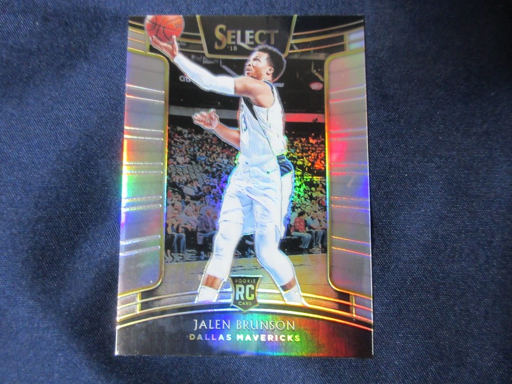 2018-19 Panini Select #8 Jalen Brunson RC Silver