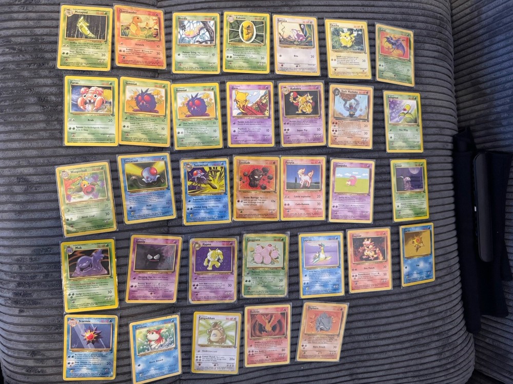 Pokémon Card Lot, 1999-2003 Wizards/Gamefreak/nintendo All Commons, 81 Cards