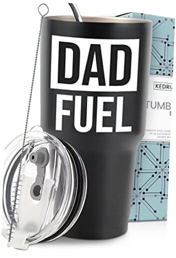 Father's Day Gifts for Dad - 30oz Dad Fuel Tumbler and Mugs From Daughter