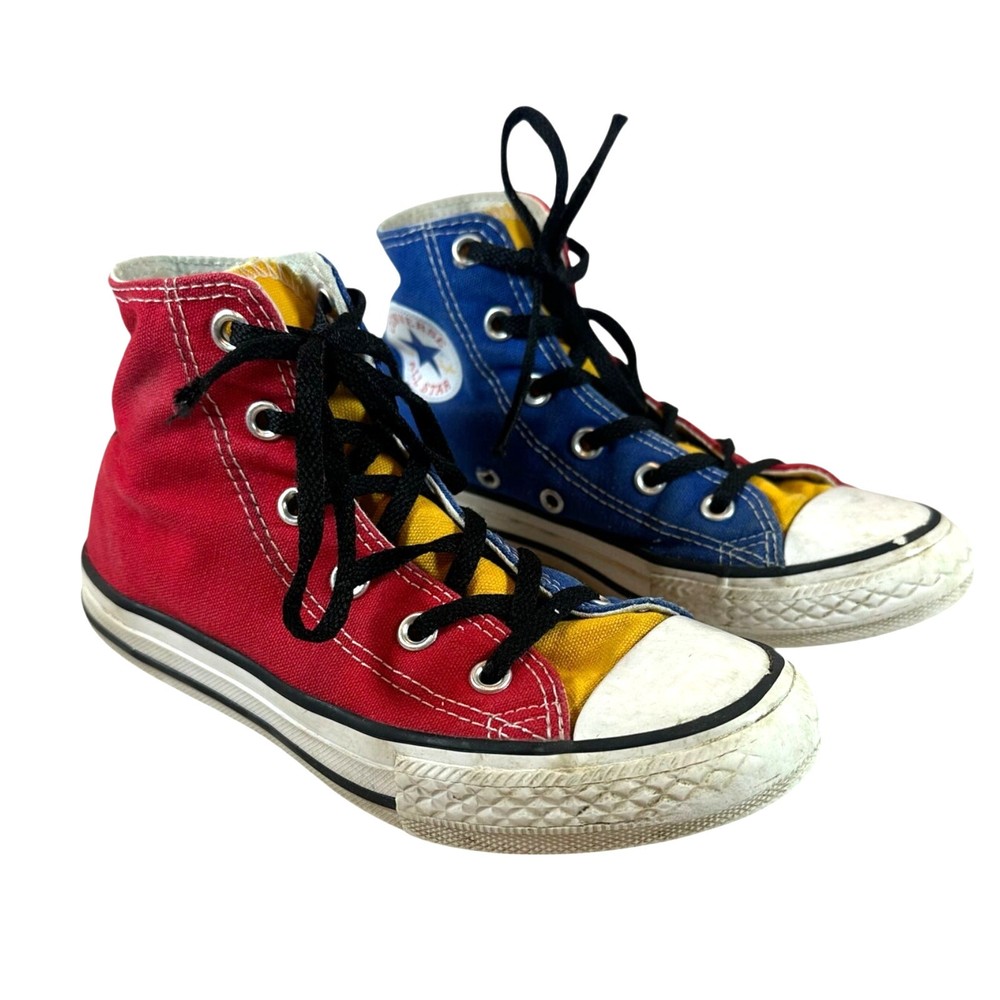 Zapatillas Converse Colorblock High Hi Top Chuck Taylor All Star Niño Pequeño Talla 1