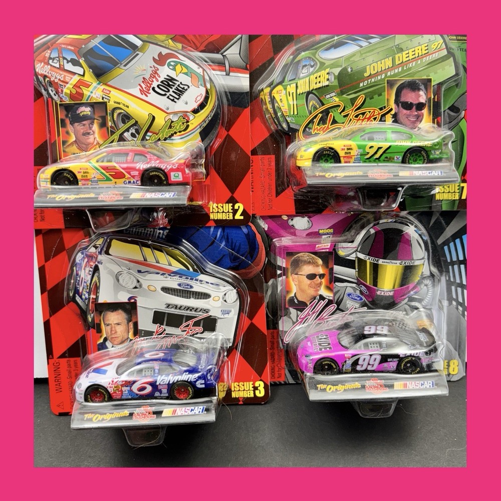 Vintage Racing Champions Labonte Martin Little Burton Diecast Cars Free Shipping