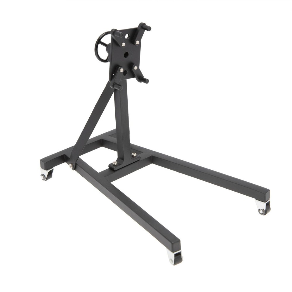 Black Aluminum Rotating Engine Stand for 1/8 1/10 RC Car Repair