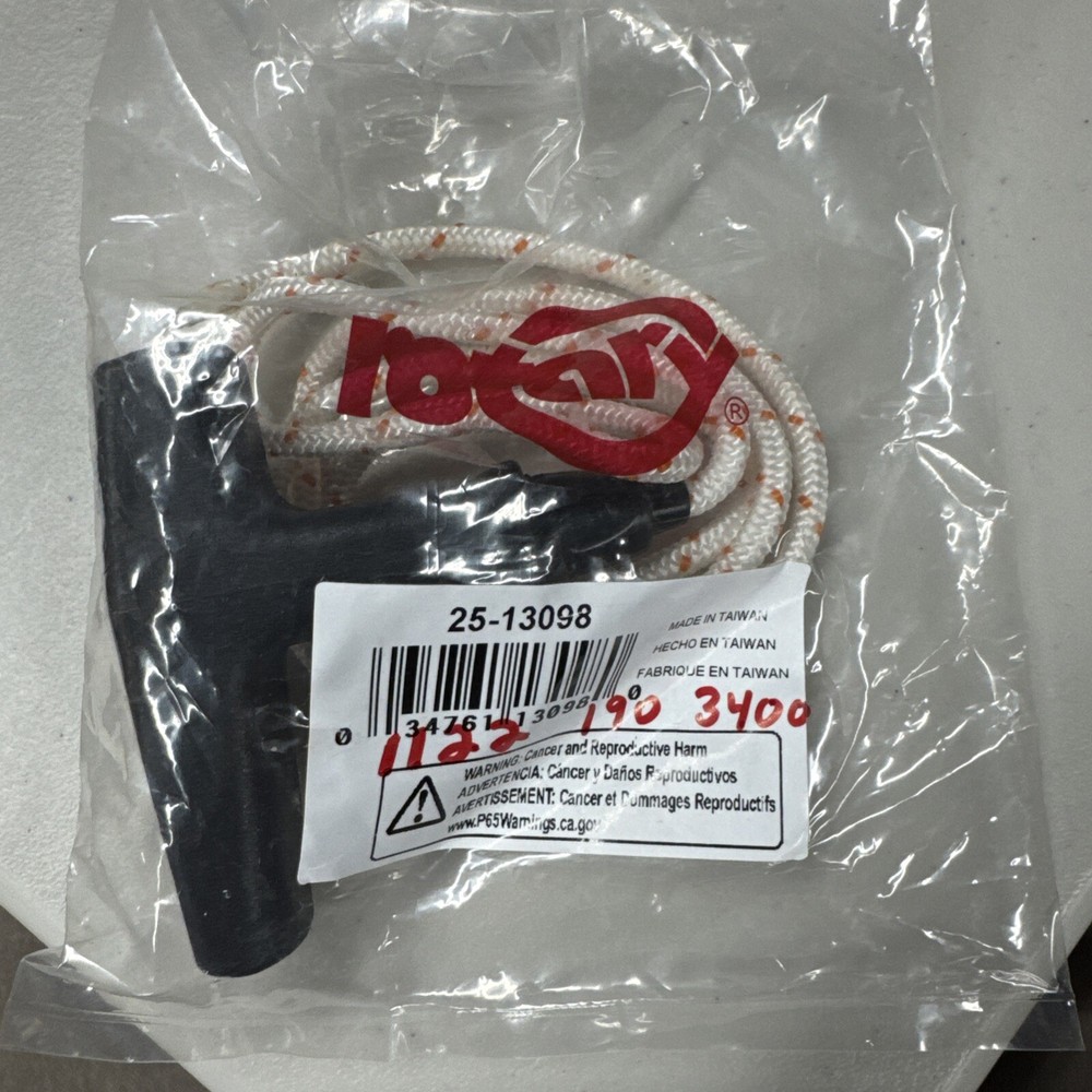 Stihl 1122 190 3400 Replacement Pull Start Cord with Elasto-Start Style Handle