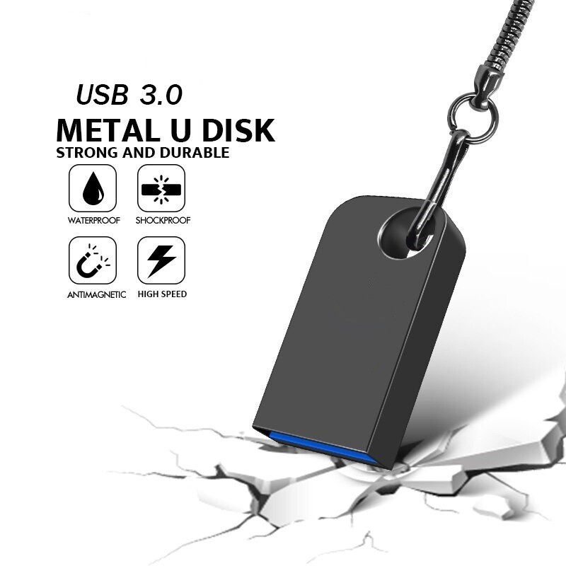 Portable Mini Metal USB 3.0 Flash Drive Memory Stick Storage
