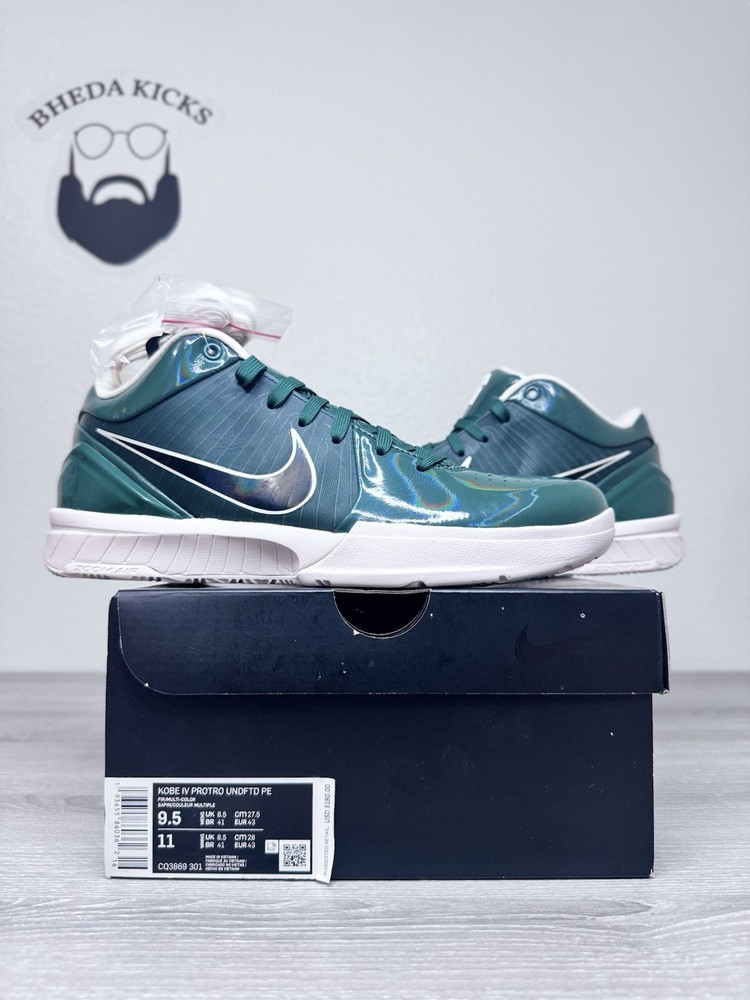 Size 9.5 - Undefeated x Nike Kobe 4 Protro Fir