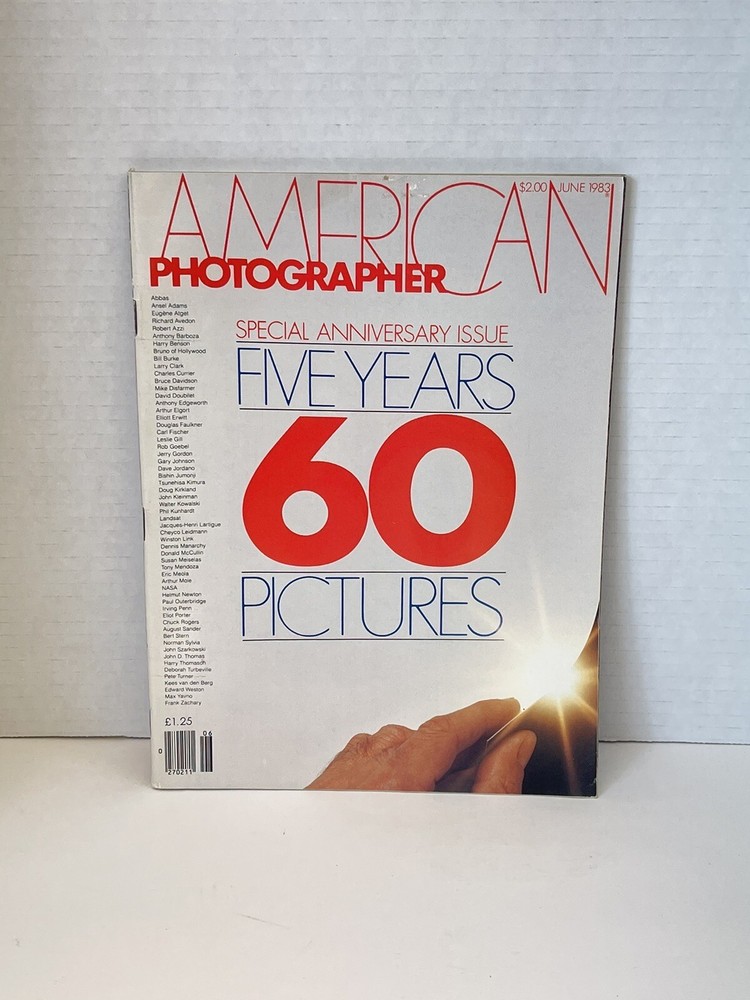 American Photographer Magazine June 1983 Richard Avedon Liz Taylor Helmut Newton