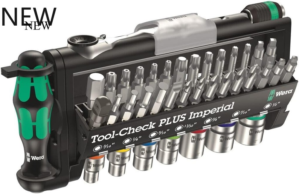Wera Tool-Check Plus Imperial 39-Piece Set New