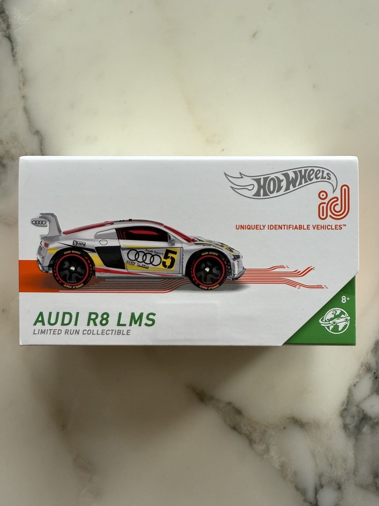 2021 Hot Wheels id Series 2, Audi R8 LMS 1/64 Scale FXB02-998B Limited Run