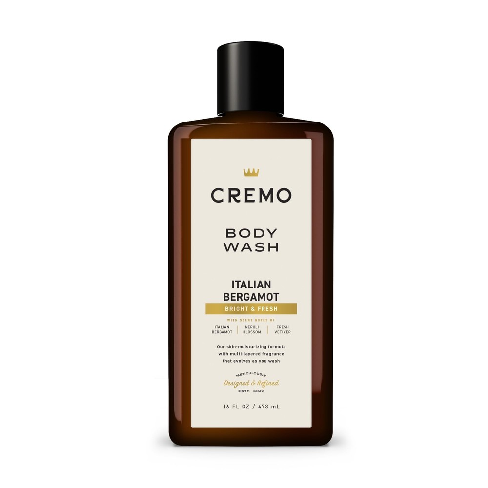 Body Wash Men Notes of Italian Bergamot Neroli Blossom and Fresh Vetiver Rich...