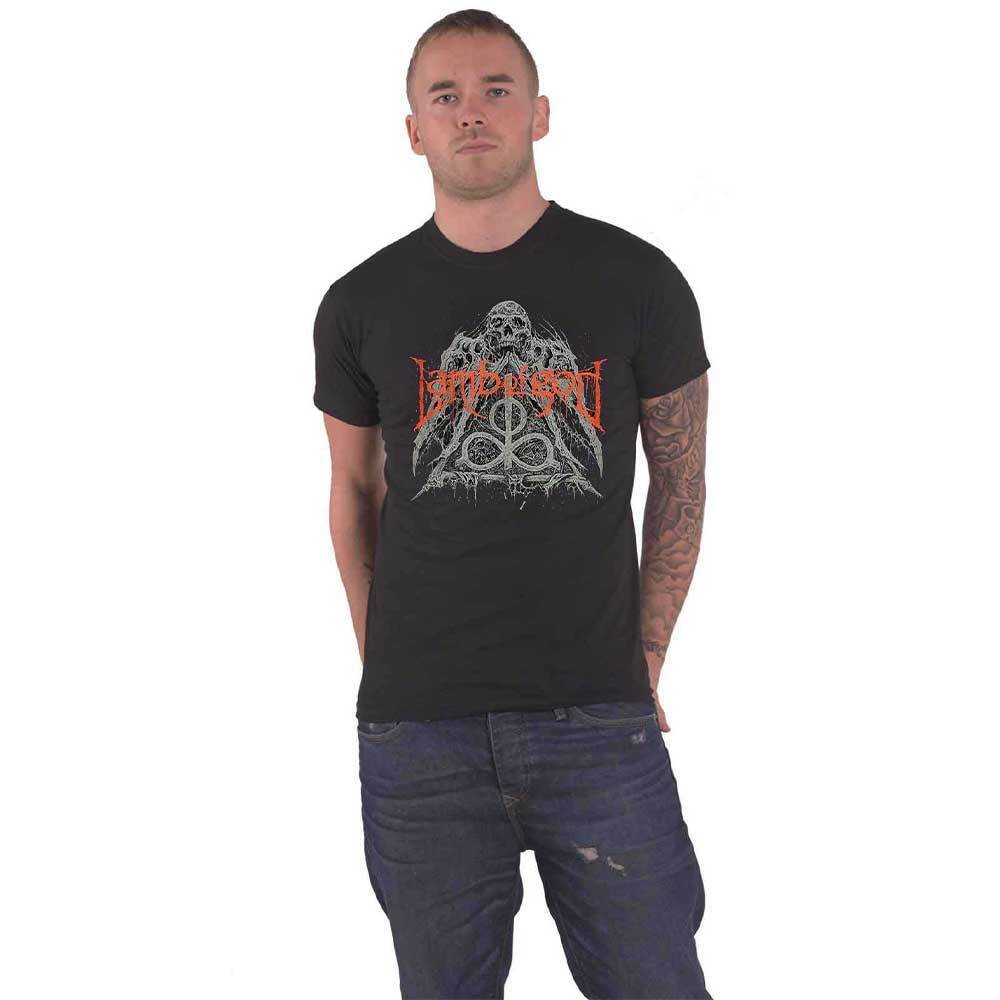 Lamb Of God Skull Pyramid Logo Graphic T-Shirt