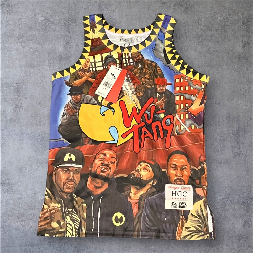Wutang Clan Headgear Classic Jersey NWT Hip Hop The Saga Continues Rappers Music