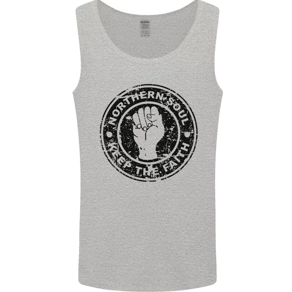 Northern Soul Keeping the Faith Mens Vest Tank Top