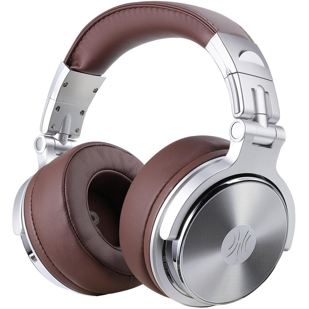 OneAudio Pro-30 Silver Over-Ear Wired Headphones with Premium Sound