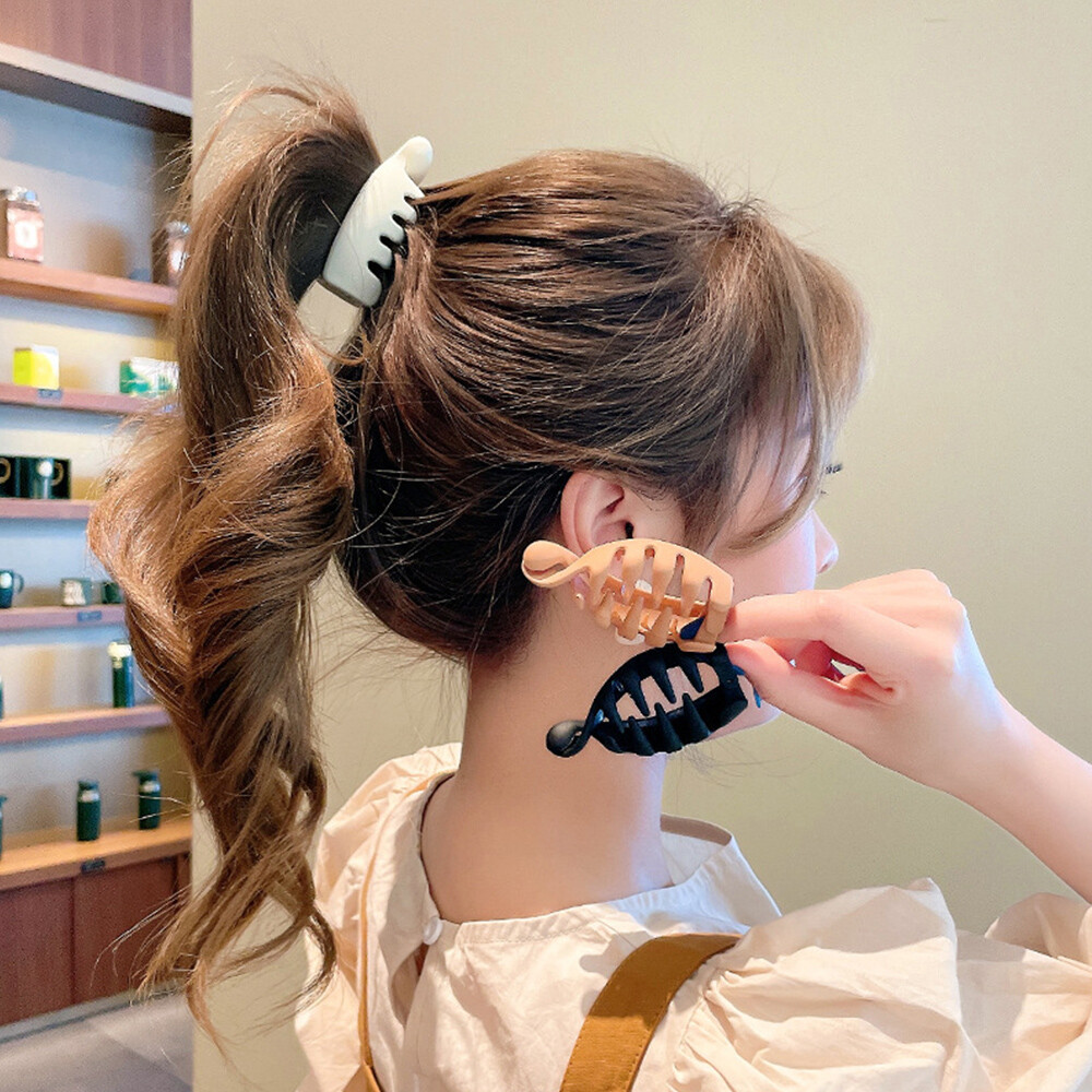 Small Size Banana Clip Vertical Clip Women Ponytail Barrette Hair Claw Hairpin
