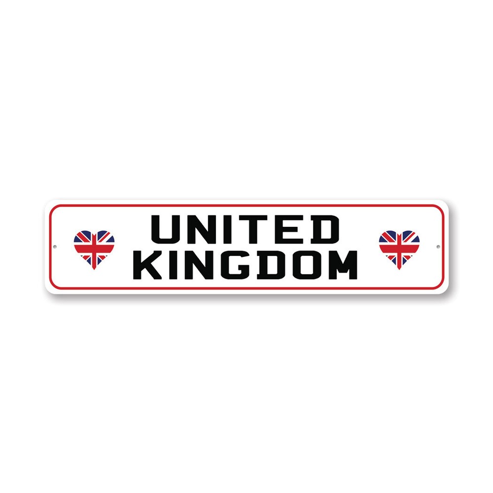 Vintage We Love London Metal Wall Decor  