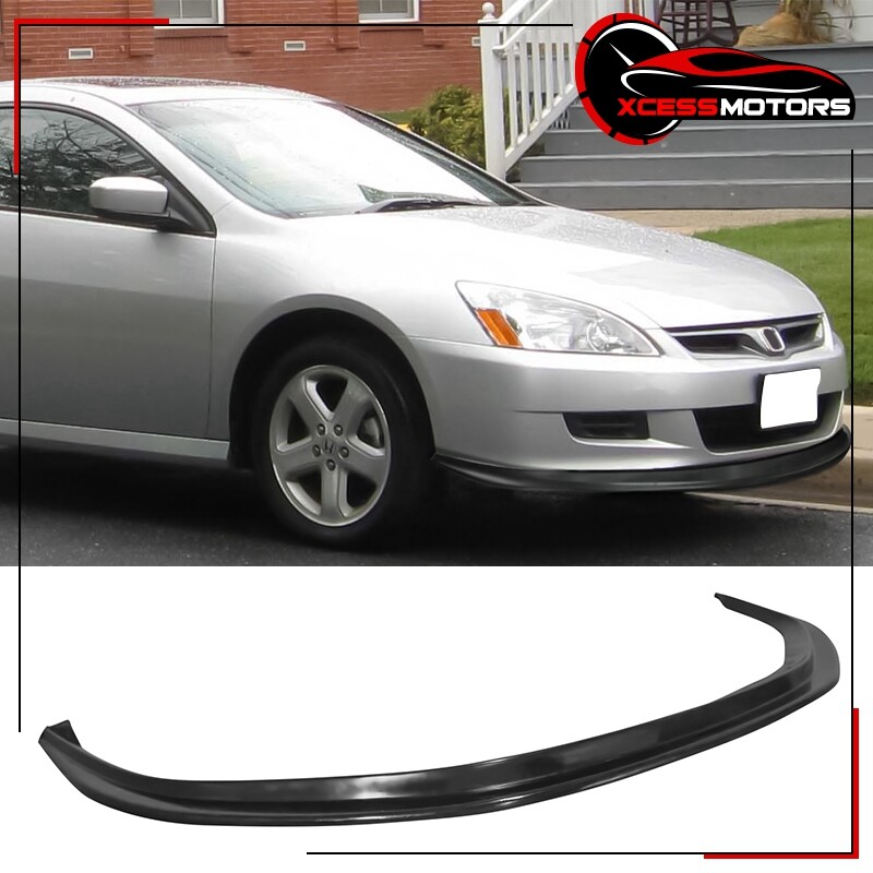 A Clearance Sale! Fits 06-07 Honda Accord Coupe MDA Style Front Lip Unpainted PU-image