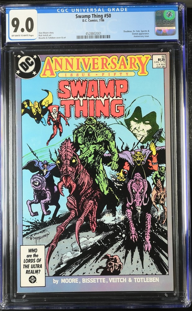 Swamp Thing 50 CGC 9.0 Deadman Dr Fate Spectre & Demon appearance