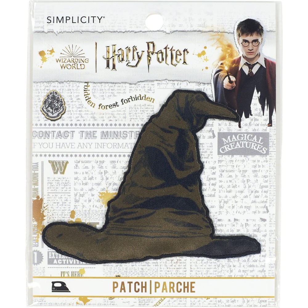 Harry Potter Sorting Hat Iron-On Patch for Clothes Jackets Bags DIY Craft