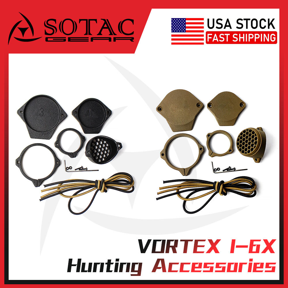 Tactical Scope Lens Cover Protector Objective Cap Nylon For VORTEX 1-6X SOTAC US