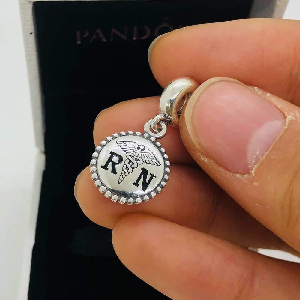 Pandora Nurse RN Exclusive Charm S925 Silver with box