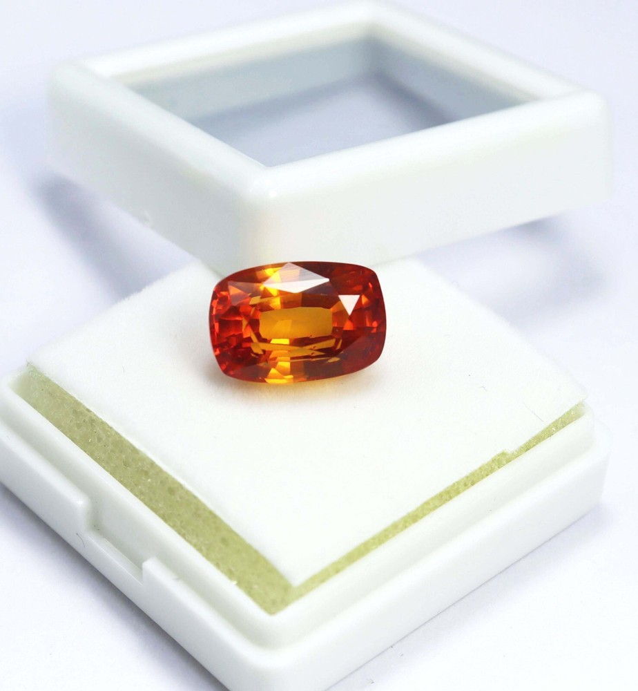 19.80 Ct Natural Yellow Citrine Cushion Cut Untreated Loose Gemstone Certified