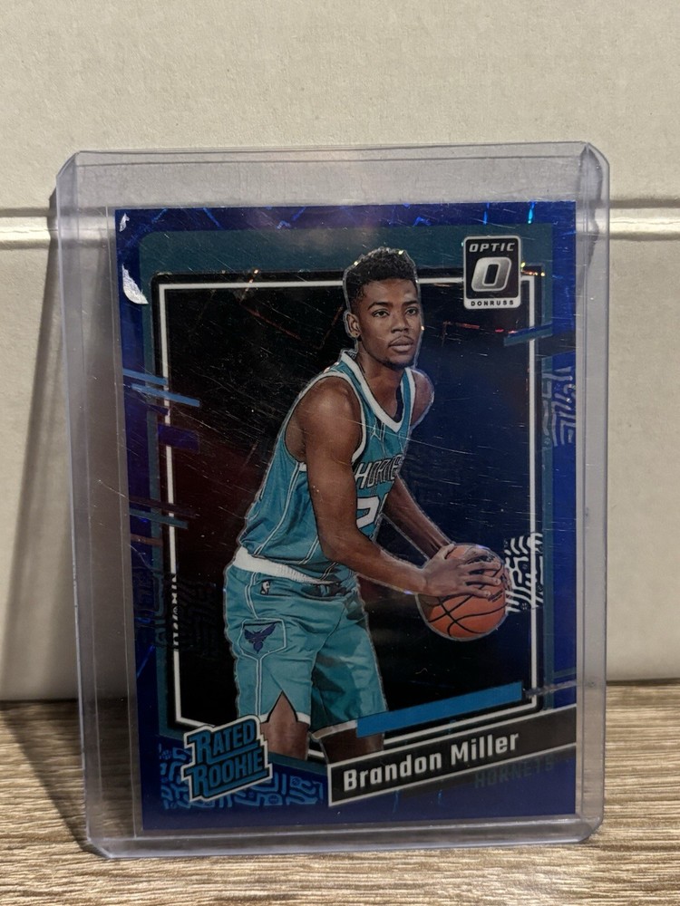 23-24 Panini Donruss Optic Blue Velocity Rated Rookie Brandon Miller SP No. 219