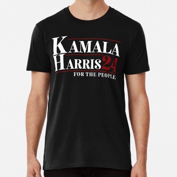 Kamala Harris Gift Campaign Patriotic Political Support Premium T-Shirt S-5XL