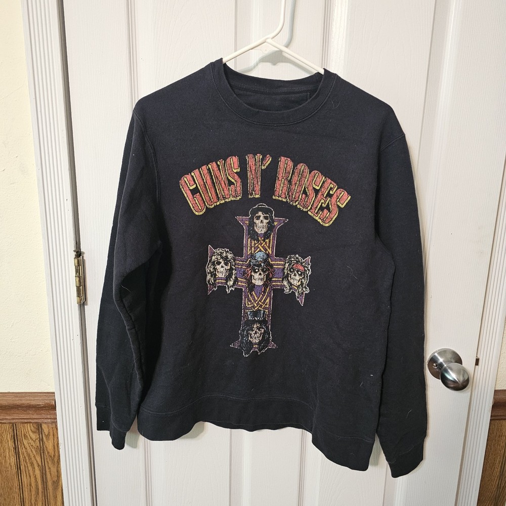 Guns N' Roses APPETITE FOR DESTRUCTION CROSS LOGO Sweatshirt M?