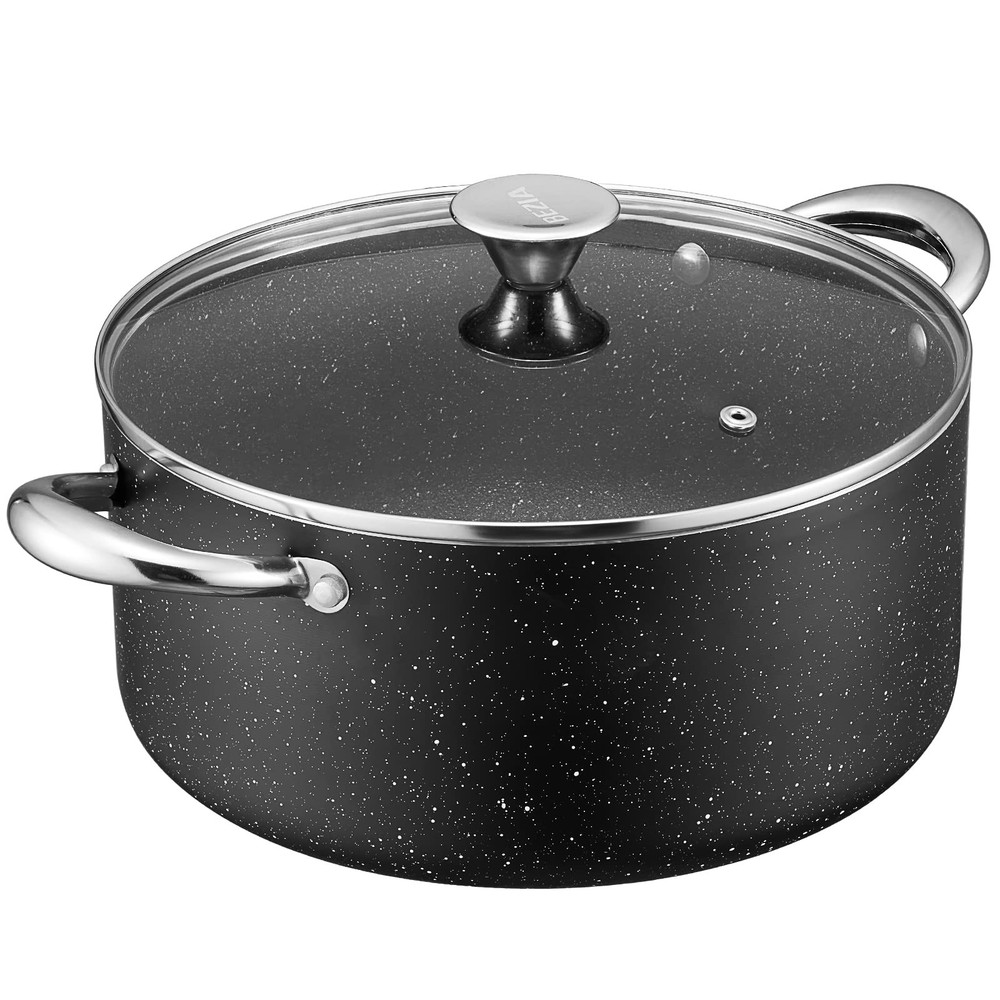 6 Quart Nonstick Induction Oven Safe Cooking Pot with Lid