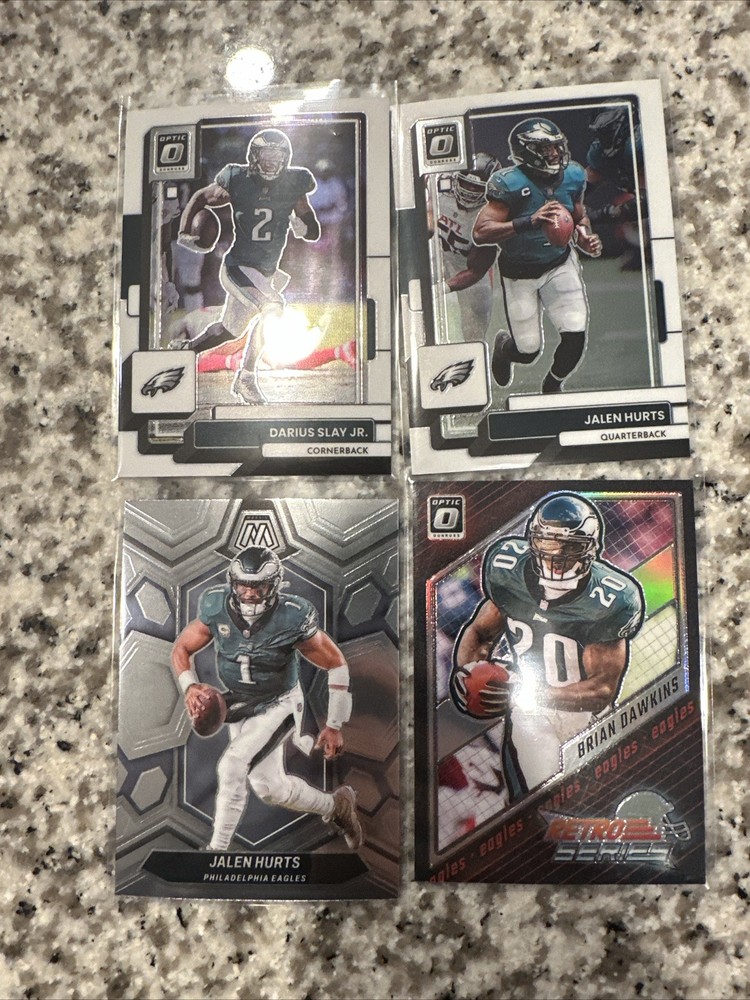 Optic and Mosaic EGALES 4-Card Lot for Collectors