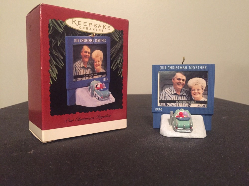 Hallmark Keepsake Our Christmas Together 1996 Ornament Free Shipping Mint Condition