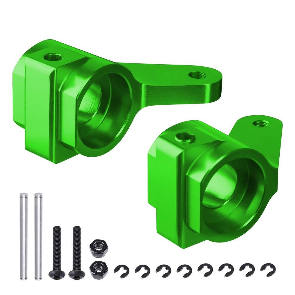 HobbyPark Aluminum Front Steering Blocks Upgrade Parts for 1/10 Traxxas 2WD S...