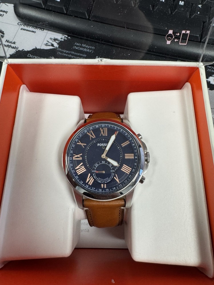 Fossil Hybrid Smartwatch with E-Ink Display and Smart Notifications
