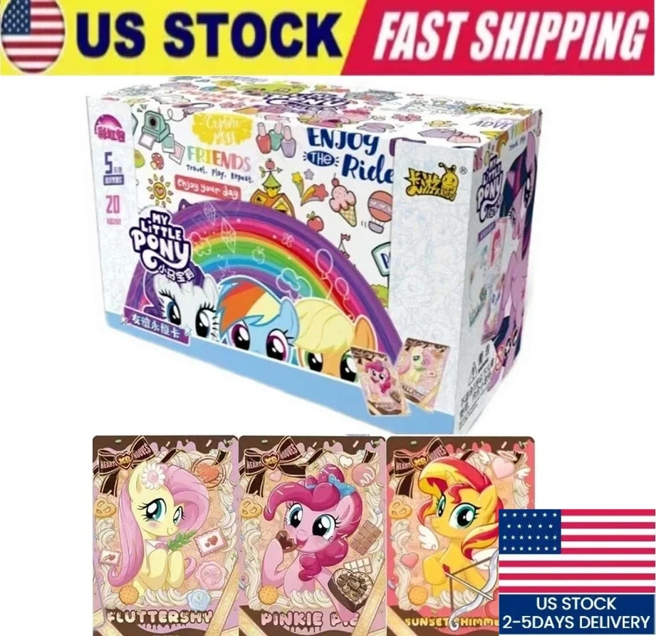 Kayou My Little Pony Friendship Anime Collection Trading Card Box Wave 4 USStock