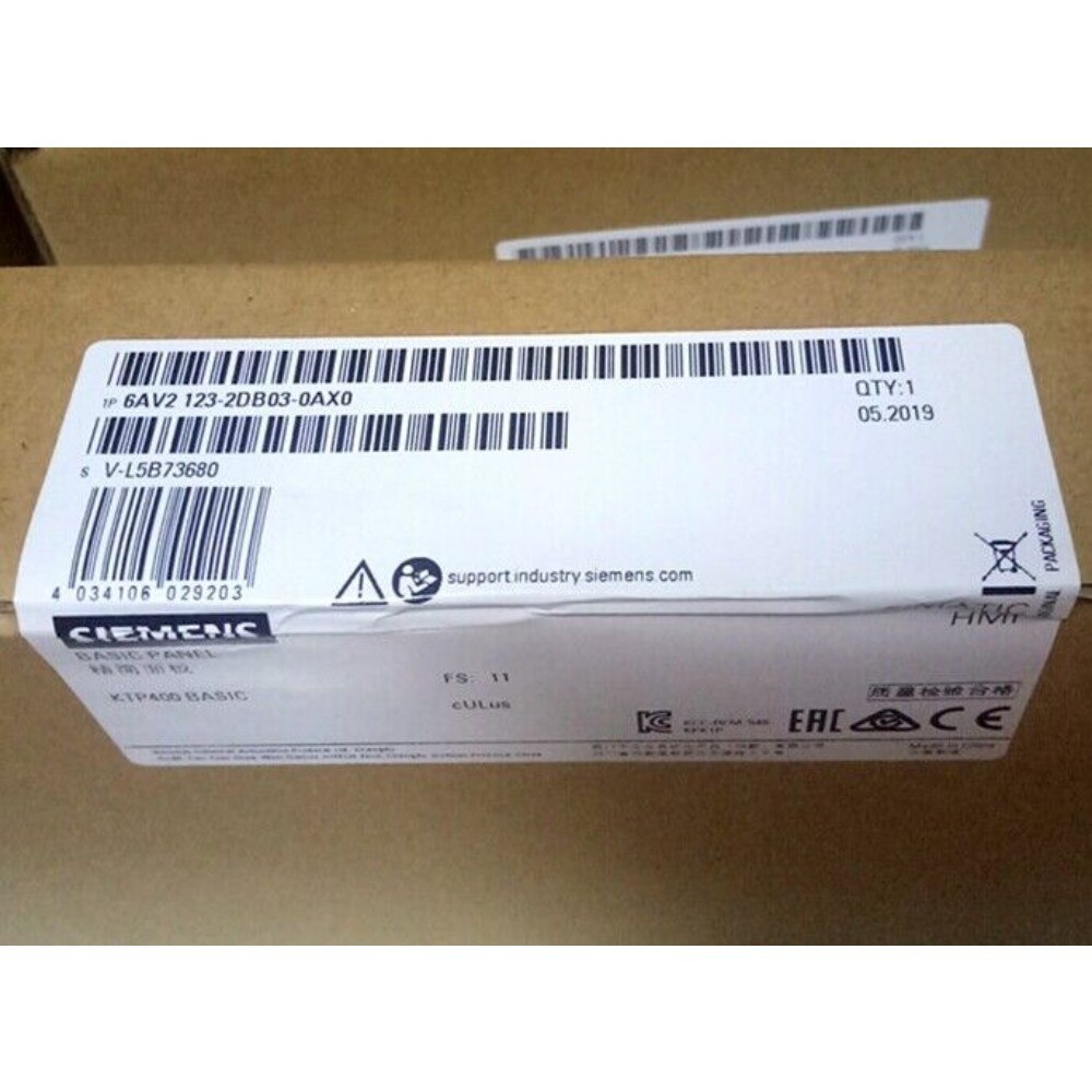 New Siemens 6AV2123-2DB03-0AX0 SIMATIC HMI, KTP400 Basic 6AV21232DB030AX0