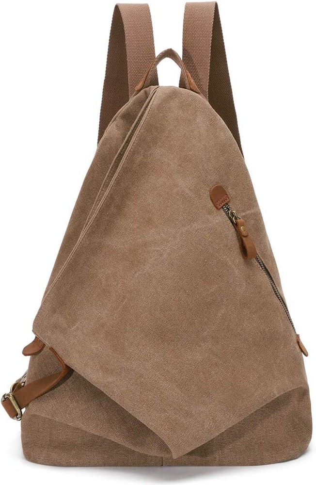 Vintage Canvas Backpack Large Casual Daypack for Outdoor Travel