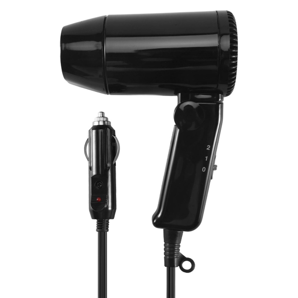 Car Hair Blow Dryer Heat Dc12V 216W Portable Foldable Blower Hot Wind For7373
