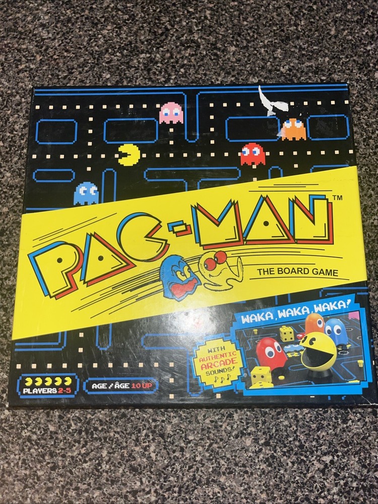 Buffalo Games PAC-MAN Board Game with Arcade Sounds for Family Fun