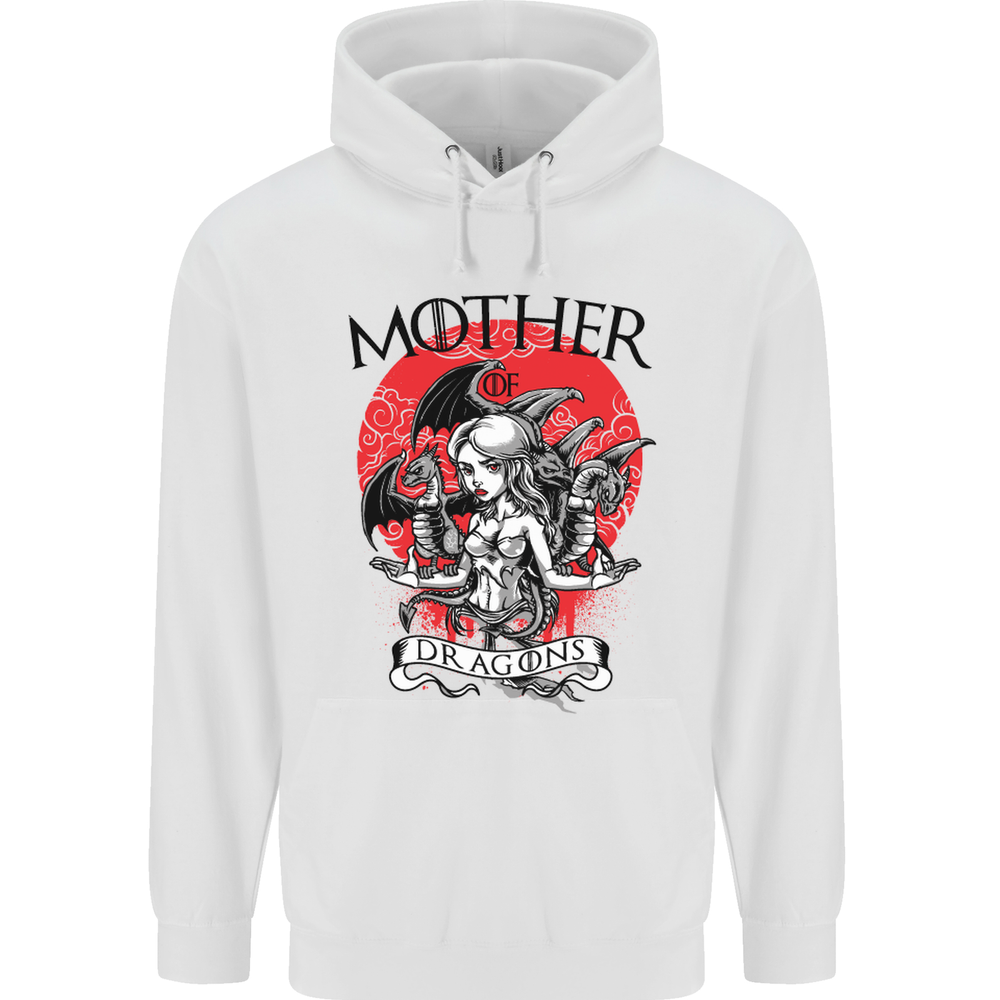 Mother of Dragons GOT Mens 80% Cotton Hoodie