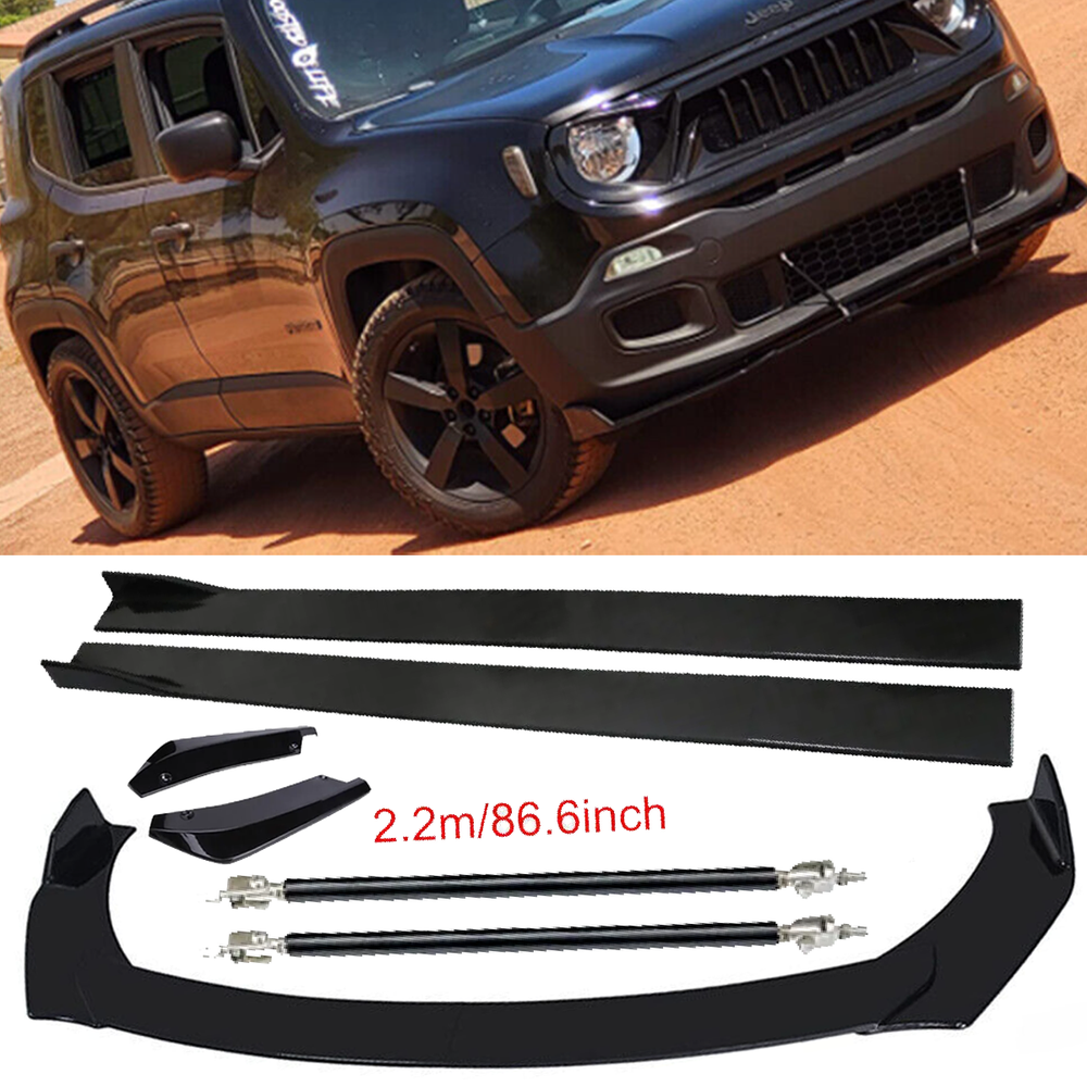 Front Rear Bumper Lip Splitter Spoiler87