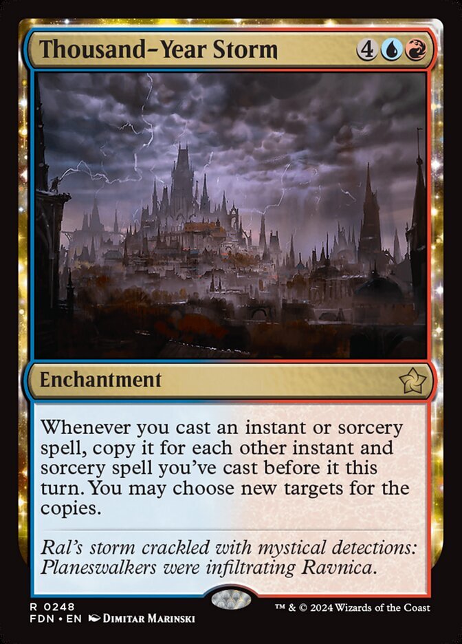 MTG Magic the Gathering Thousand-Year Storm (248/789) Foundations LP