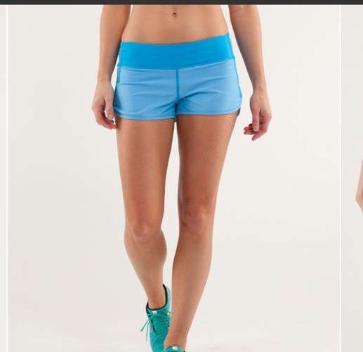 Lululemon Run Speed Shorts in Beach Blanket Blue Size 6