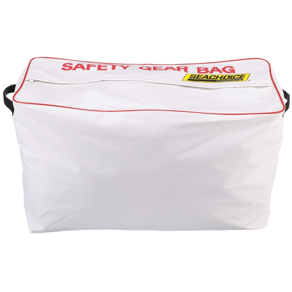 Seachoice Large-Capacity Heavy-Duty Emergency Marine Safety Gear Bag, White