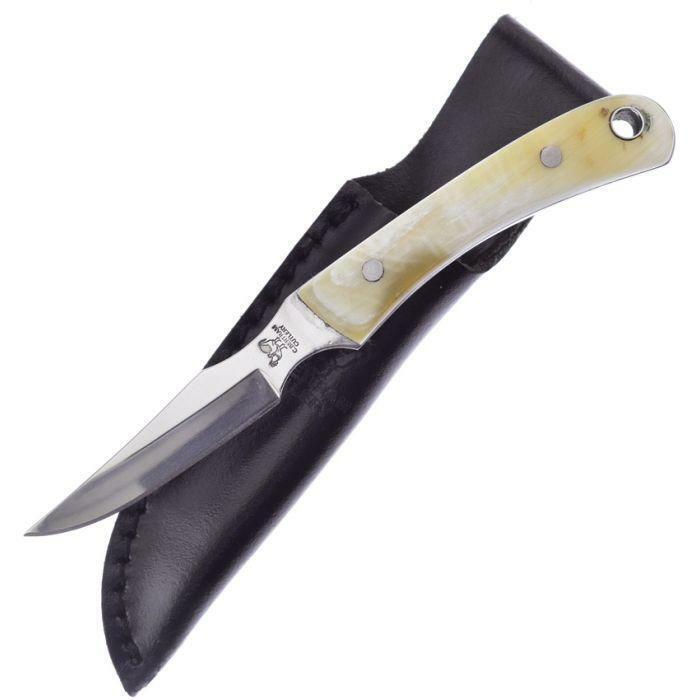 New Hen & Rooster HR-5025OX Fixed Blade Knife with Ox Horn Handle