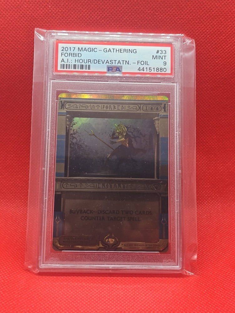 PSA 9 Forbid Masterpiece Series: Amonkhet Invocations Foil