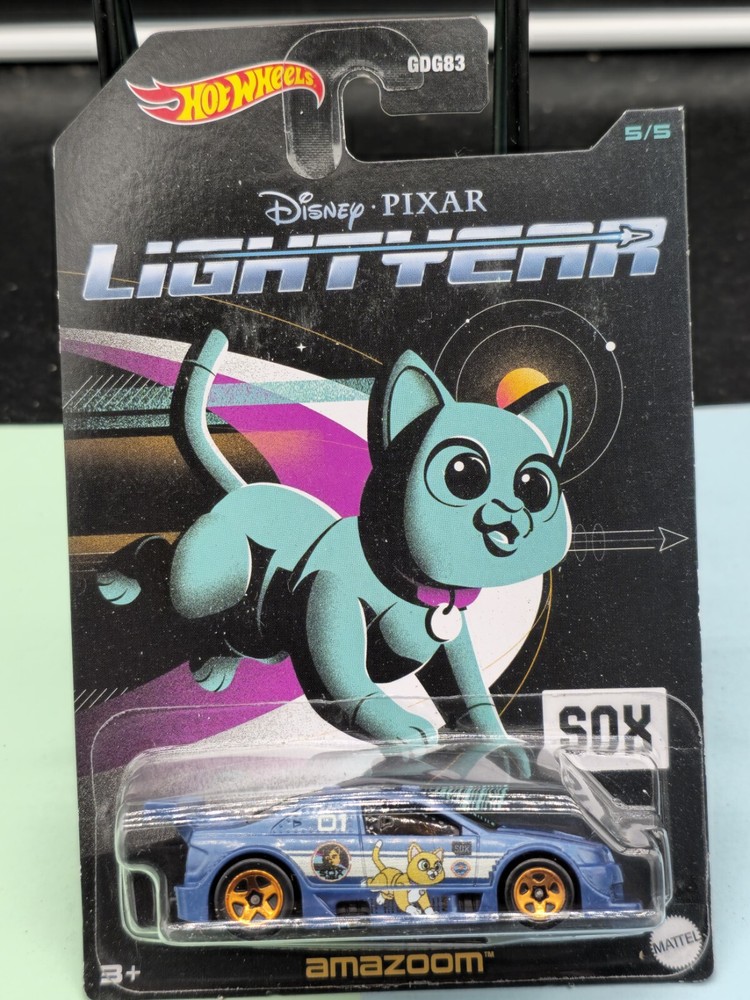 Hot Wheels 2022 Lightyear Series Disney Pixar 5/5 Amazoom BLUE 5SP Sox