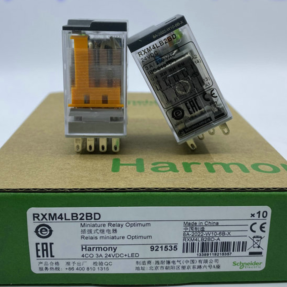 10PCS NIB Schneider RXM4LB2BD Miniature Relay-